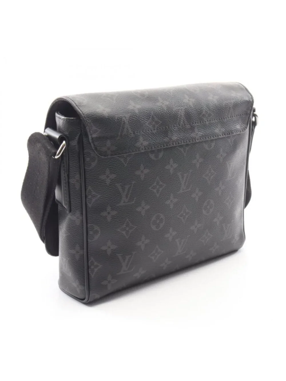 Louis Vuitton Shoulder Bag District PM NM Canvas Leather PN NM